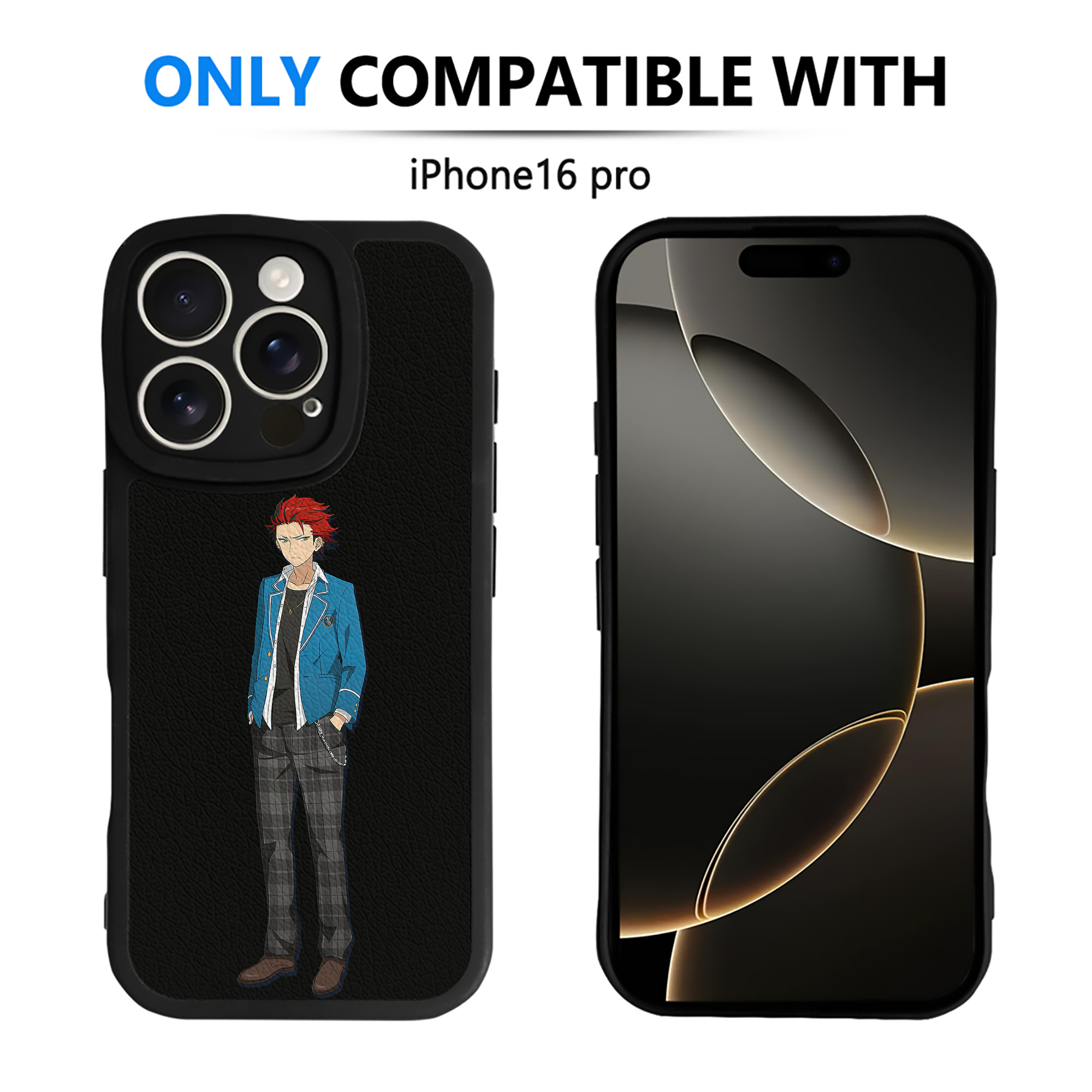 （画像用） あんさんぶるスターズ! Ensemble Stars 【iPhone 16シリーズ対応】シリコンスマホケース（レザー調） 材質：シリコン